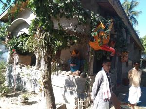 Ankiā nāṭā masks making place